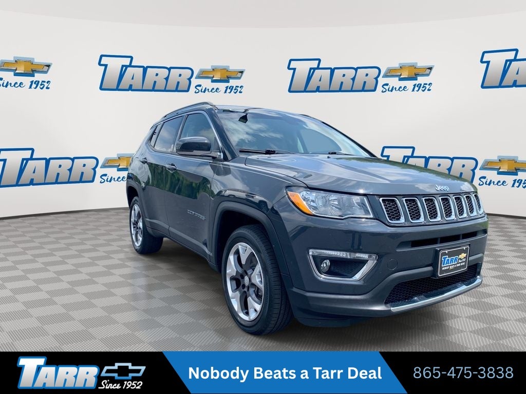 Used 2018 Jeep Compass Limited with VIN 3C4NJDCB6JT315638 for sale in Jefferson City, TN